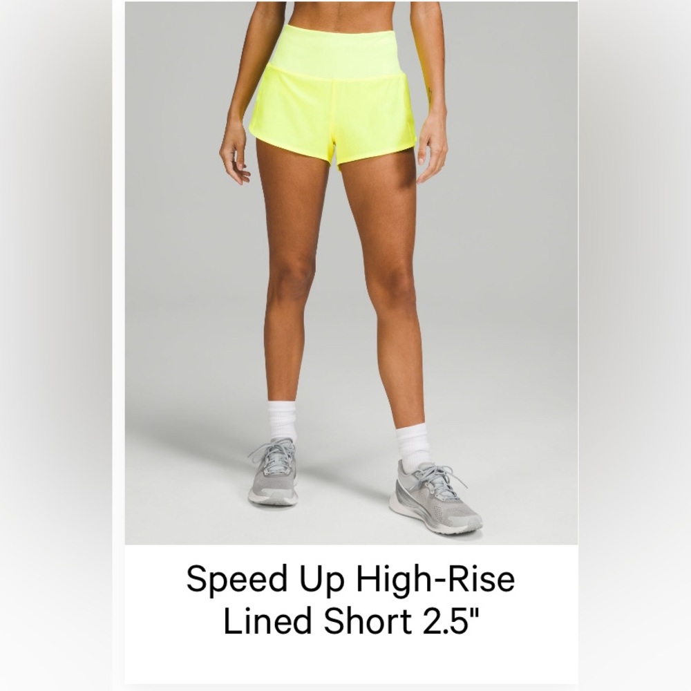 Lululemon Speed Up HR Lined Short 2.5”